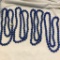 Lot of 4 Identical Blue Bohemian Glass Beaded Necklaces