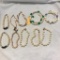 Lot of 10 Misc. Faux Pearl Beaded Bracelets