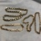 Lot of 3 Gold-Tone Bracelets and 1 Necklace