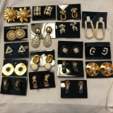 Lot of 17 Misc. Pairs of Clip-On Earrings