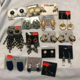 Lot of 15 Pairs of Misc. Pierced Earrings