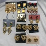 Lot of 10 Misc. Pierced Earrings