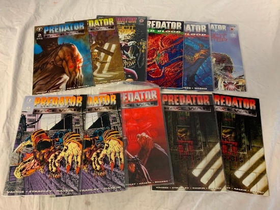 PREDATOR Lot of 11 Dark Horse Comic Books