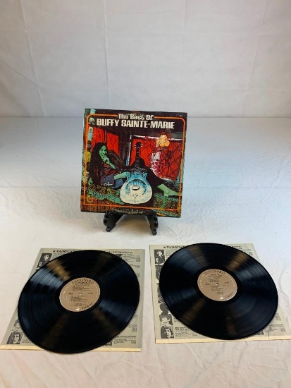 BUFFY SAINTE MARIE Best Of 2x LP Album Record 1970