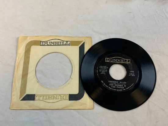 THE MAMAS & THE PAPAS Creeque Alley 45 RPM 1967