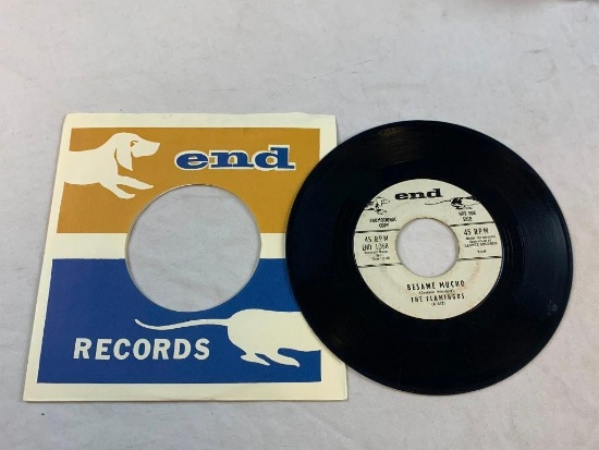 THE FLAMINGOS Besame Mucho 45 RPM 1960 PROMO