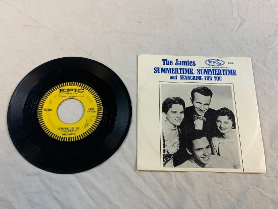 THE JAMIES Summertime, Summertime 45 RPM 1958