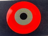JOHNNY MOORE Cut Off The Fat 45 RPM 1950 Red Vinyl