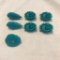 Lot of 7 Blue Misc Clips