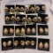 Lot of 17 Gold-Toned and Faux Pearl Pierced Earrings