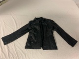 Small Women's Black Leather Jacket
