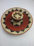Lot of 7 Native American Style Baskets of Various Sizes