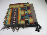 Lot of 5 Native American Style Wall Rugs of Various Sizes