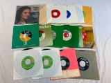 Lot of 18 Vintage 45 RPM Records 1950's-1980's