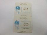 Two Pairs of 14K Gold Sleeper Earrings 0.4g Total