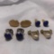 Lot of 4 Gold-Tone Cuff Links