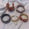 Lot of 5 Misc. Bangle and Cuff Statement Bracelets