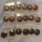 Lot of 9 Similar Pairs of Cloisonne Hypo-Allergenic Pierced Earrings