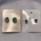 Lot of 2 Pairs of Misc 14 KT Gold Filled Pierced Earrings