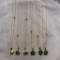 Lot of 5 Identical Thin, Gold-Filled, Necklace Chains