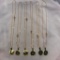 Lot of 6 Identical Thin, Gold-Filled Necklace Chains