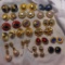 Lot of 18 Pairs of Misc. Clip-On Earrings