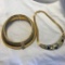 Lot of 2 Gold-Tone and Rhinestone Statement Necklaces