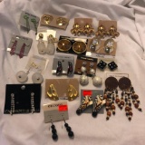 Lot of 17 Misc. Pierced and Clip-On Earrings