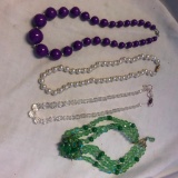 Lot of 4 Misc. Beaded Necklaces