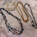Lot of 4 Misc. Beaded Necklaces