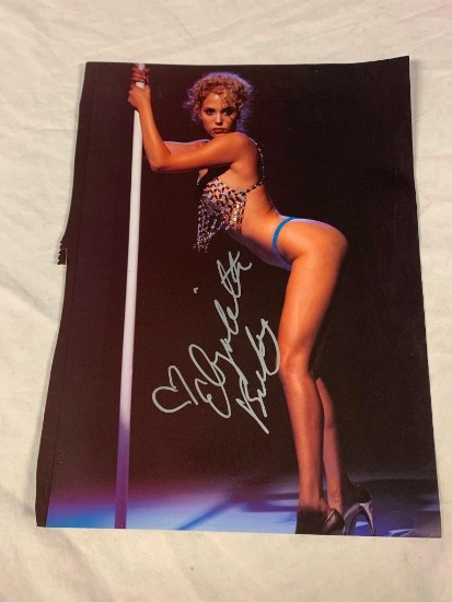 ELIZABETH BERKLEY Showgirls Actress AUTOGRAPH Magazine Page