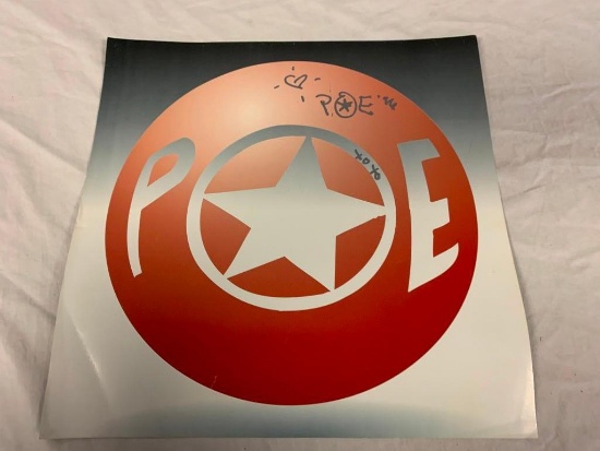 POE American singer songwriter AUTOGRAPH 1995 Album Hello Flyer