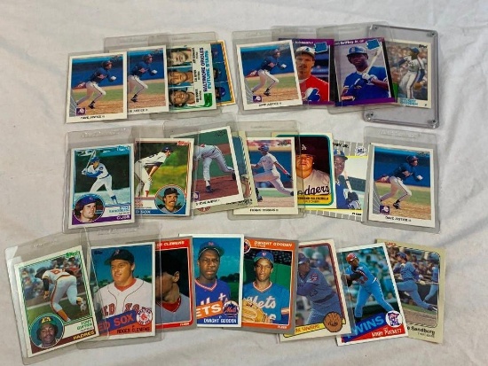 Lot of 24 KEY ROOKIE Baseball Cards STARS, Hall Of Fame Players