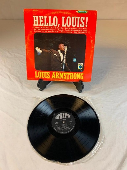 LOUIS ARMSTRONG-Hello Louis 1969 Album Record