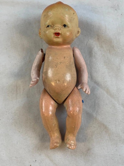 Vintage Antique 6" Bisque Baby Doll Made in Japan