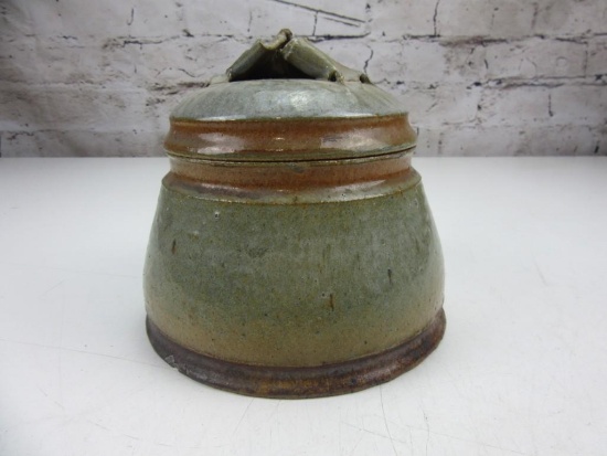 Homemade Ceramic Stoneware Pot 6" Tall