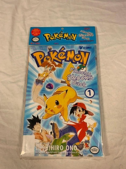 POKEMON Pikachu Shocks Back Comic Book Set 1-4 SEALED