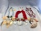 Lot of 3 Seashell Necklace and Earring Sets