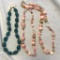 Lot of 3 Misc. Beaded Necklaces