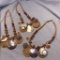 Lot of 3 Identical Seashell Necklaces