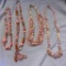 Lot of 4 Misc. Pink Beaded Necklaces