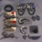 Lot of 12 Misc. Silver-Toned Brooches
