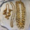 Lot of 3 Misc. Gold-Toned Necklaces