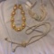 Lot of 3 Misc. Faux Pearl Necklaces