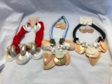 Lot of 3 Seashell Necklace and Earring Sets