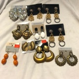 Lot of 10 Pairs of Misc. Earrings