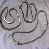 Lot of 3 Misc. Silver-Toned Necklaces