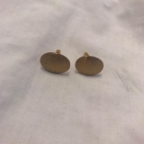Pair of Gold-Tone Cuff Links