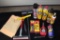 Lot of miscilanneous auto products, tire fix a flat, rain x, squeeges, WD 40, tire gage