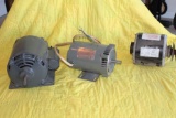 Lot of 3 electric motors